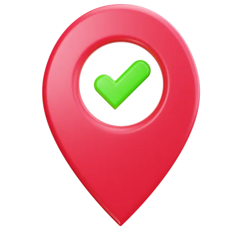 Location Verified  3D Icon