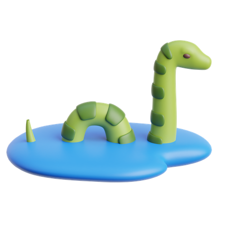 Loch Ness Monster  3D Icon