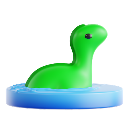 Loch Ness Monster  3D Icon