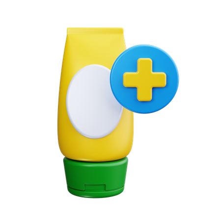 Loción medica  3D Icon