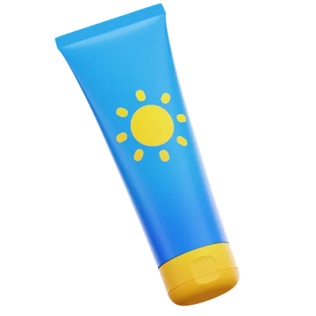 Protector solar  3D Icon