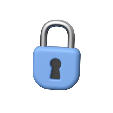 Lock 3 D Icon Symbolizes Security And Protection Featuring A Three Dimensional Representation Of A Locked Padlock Ensuring Safety And Privacy 3D Icon
