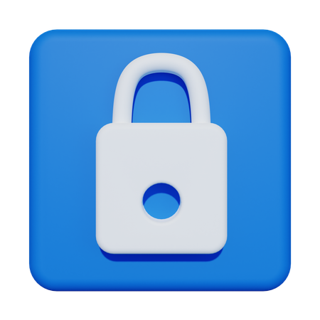 Lock  3D Icon