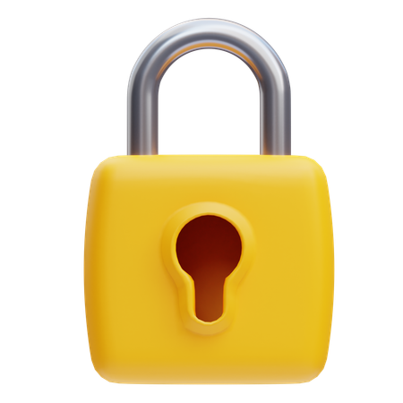 Lock  3D Icon