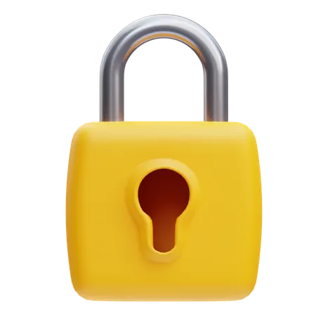 Lock  3D Icon