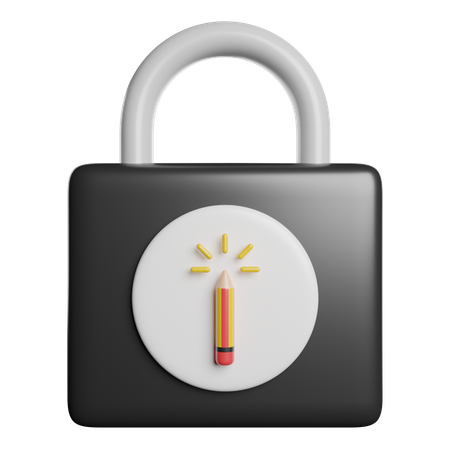 Lock  3D Icon