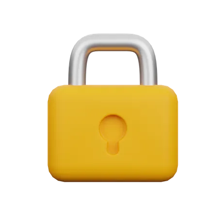 Lock  3D Icon