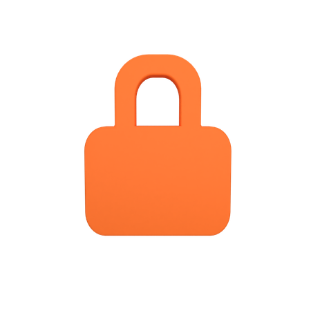 Lock  3D Icon