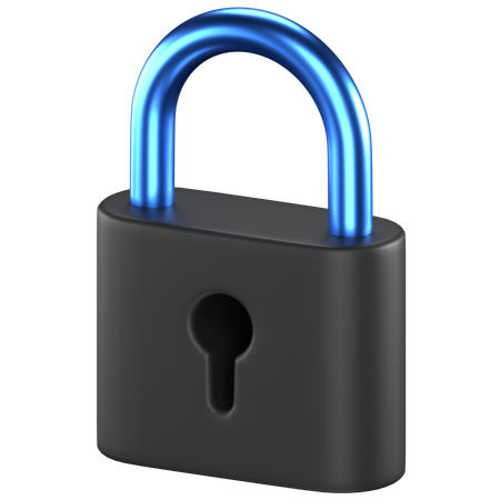 ロック  3D Icon