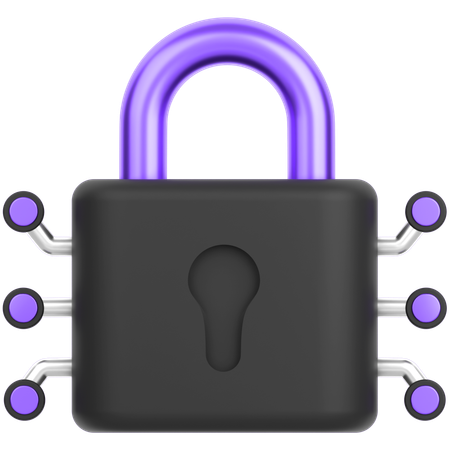 Lock  3D Icon