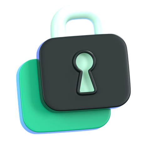 Lock  3D Icon