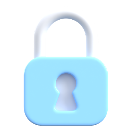 Lock  3D Icon