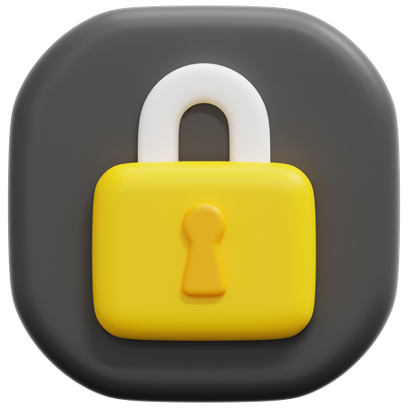 Lock  3D Icon