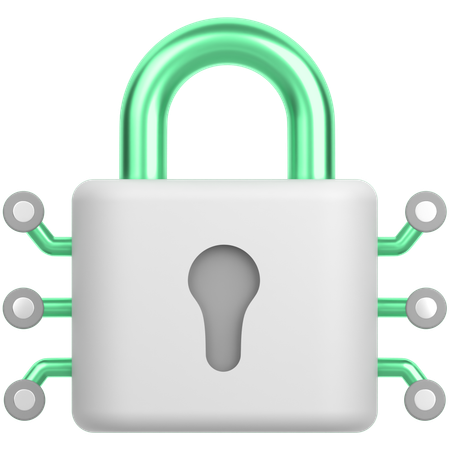 Lock  3D Icon