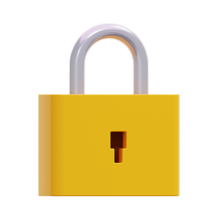 Lock  3D Icon