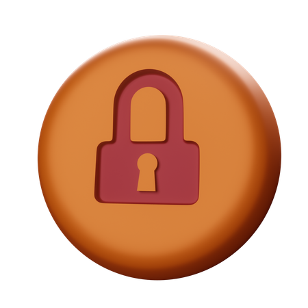Lock  3D Icon