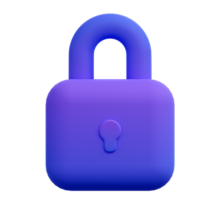 Lock  3D Icon