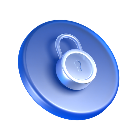 Lock  3D Icon