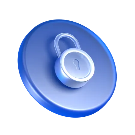 Lock  3D Icon