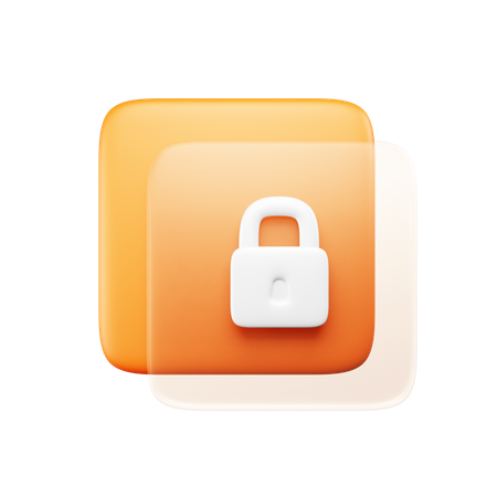 Lock  3D Icon