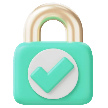 Lock  3D Icon