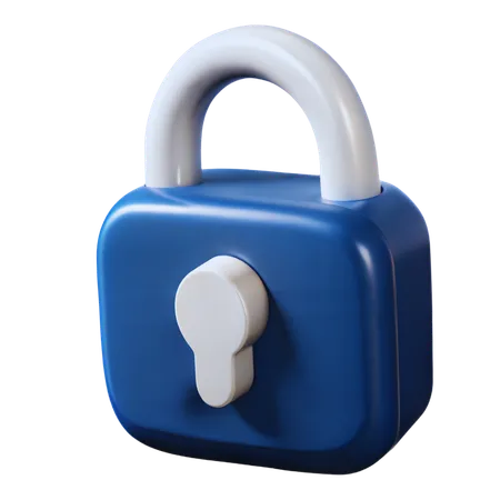 Lock  3D Icon