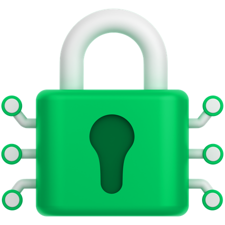 Lock  3D Icon