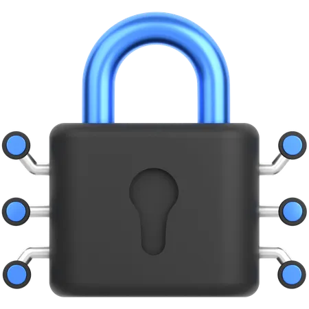 Lock  3D Icon