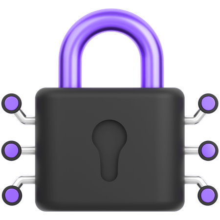 Lock  3D Icon