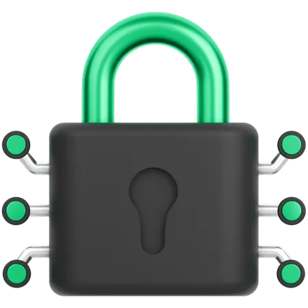Lock  3D Icon