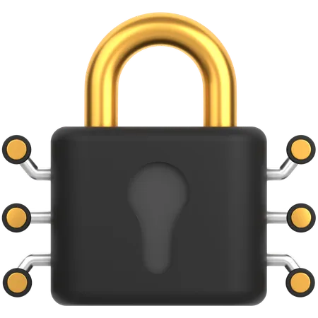 Lock  3D Icon