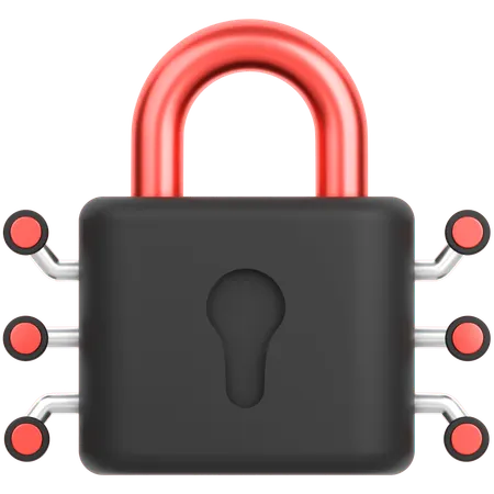 Lock  3D Icon