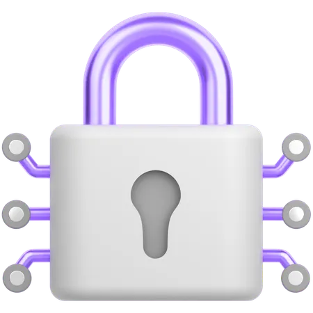 Lock  3D Icon