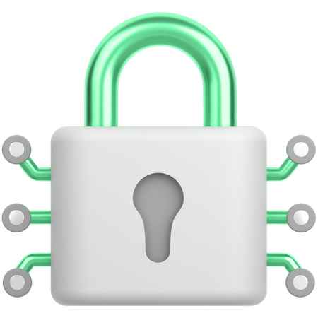 Lock  3D Icon