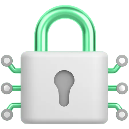 Lock  3D Icon