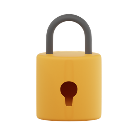 Lock  3D Icon