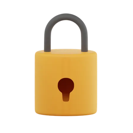 Lock  3D Icon