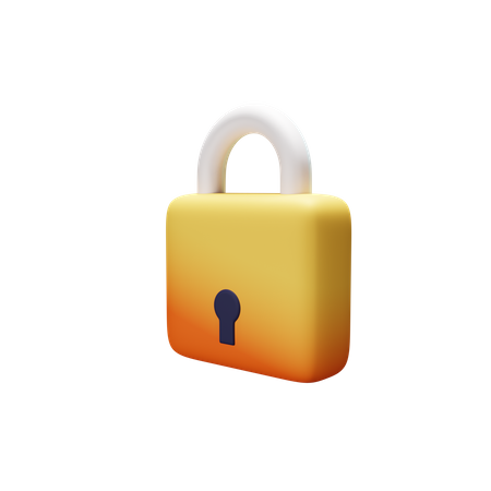 Lock  3D Icon