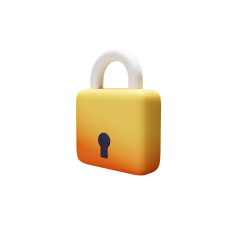 Lock  3D Icon