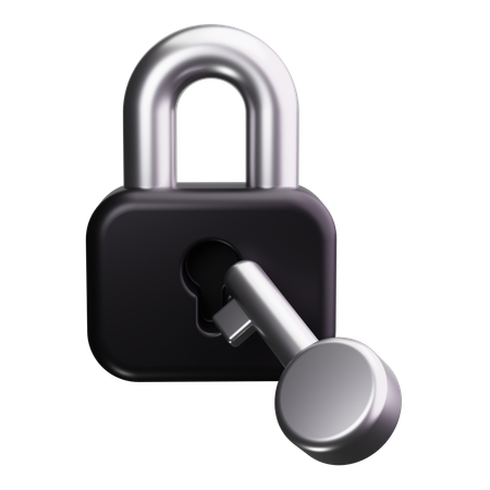 Lock  3D Icon