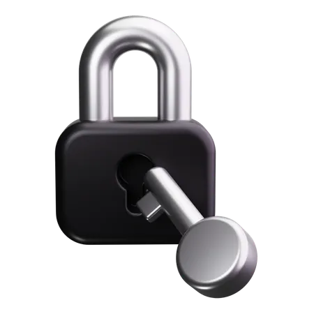 Lock  3D Icon