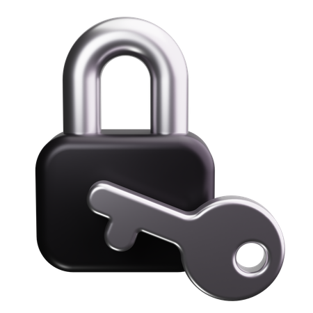 Lock  3D Icon