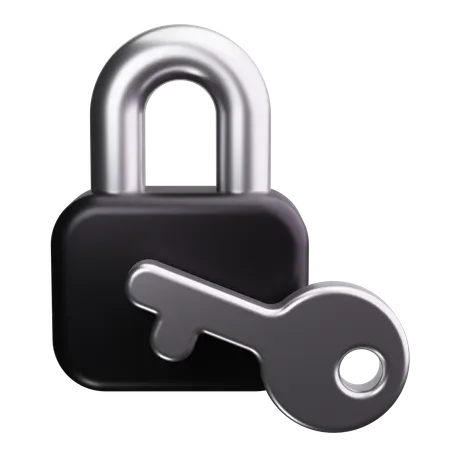 Lock  3D Icon