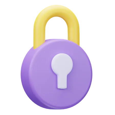 Lock  3D Icon