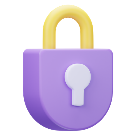 Lock  3D Icon