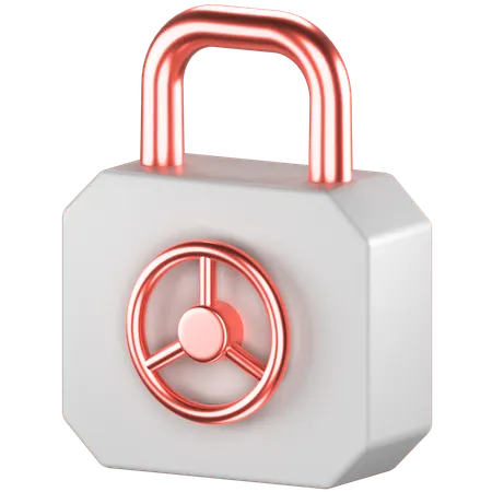 Lock  3D Icon