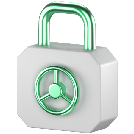 Lock  3D Icon