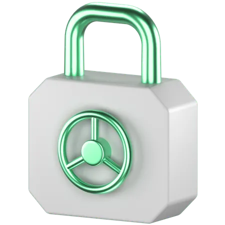 Lock  3D Icon
