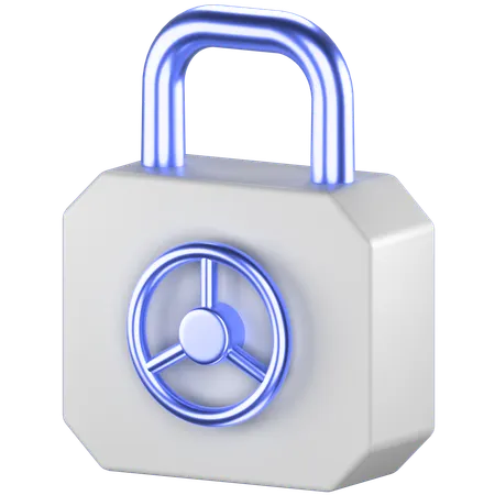 Lock  3D Icon