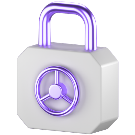 Lock  3D Icon